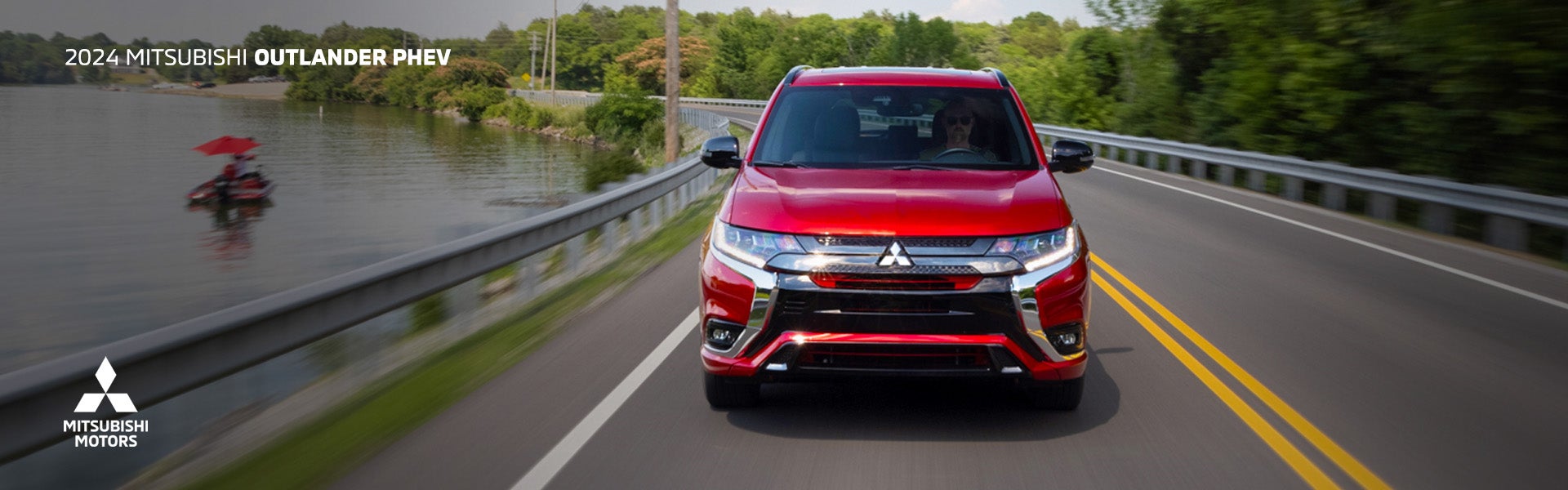 Red 2024 Mitsubishi Outlander PHEV